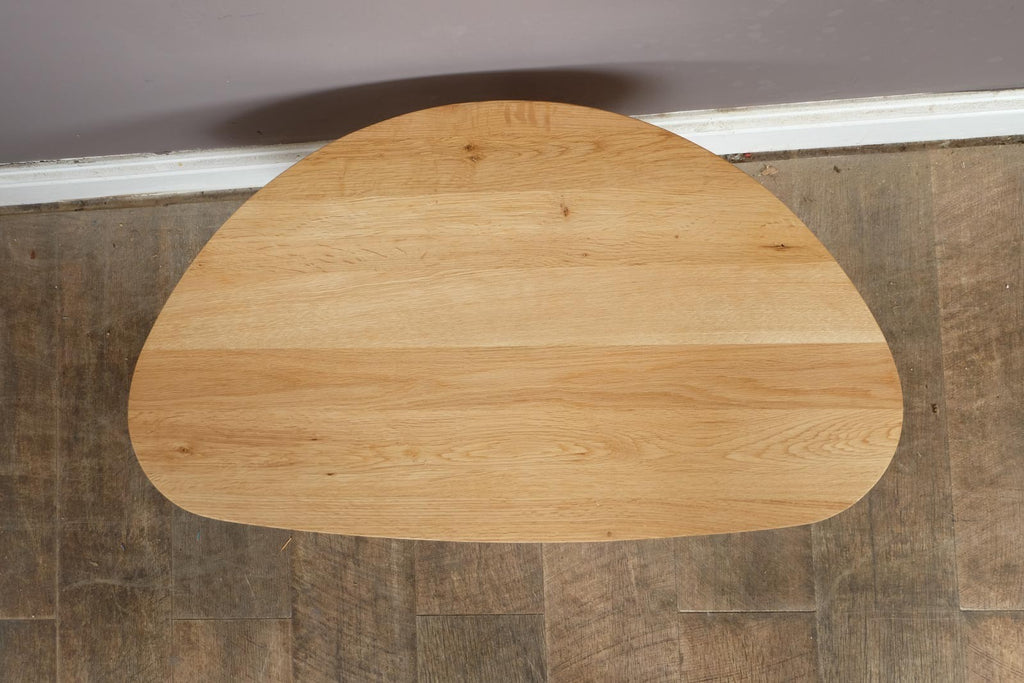 Vintage Retro Light Oak Side Table