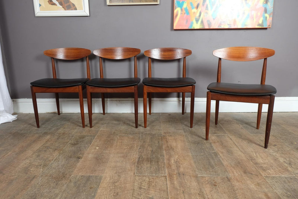 Vintage Mid Century G Plan Extending Dining Table and 4 Chairs by Kofod Larsen