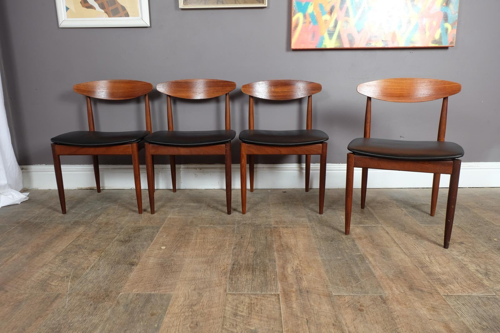 Vintage Mid Century G Plan Extending Dining Table and 4 Chairs by Kofod Larsen