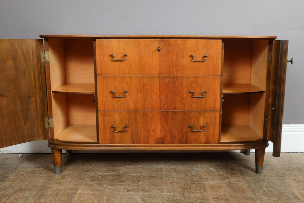 Vintage Retro Danish Walnut Sideboard by Edmund Jorgensen for Nakskov