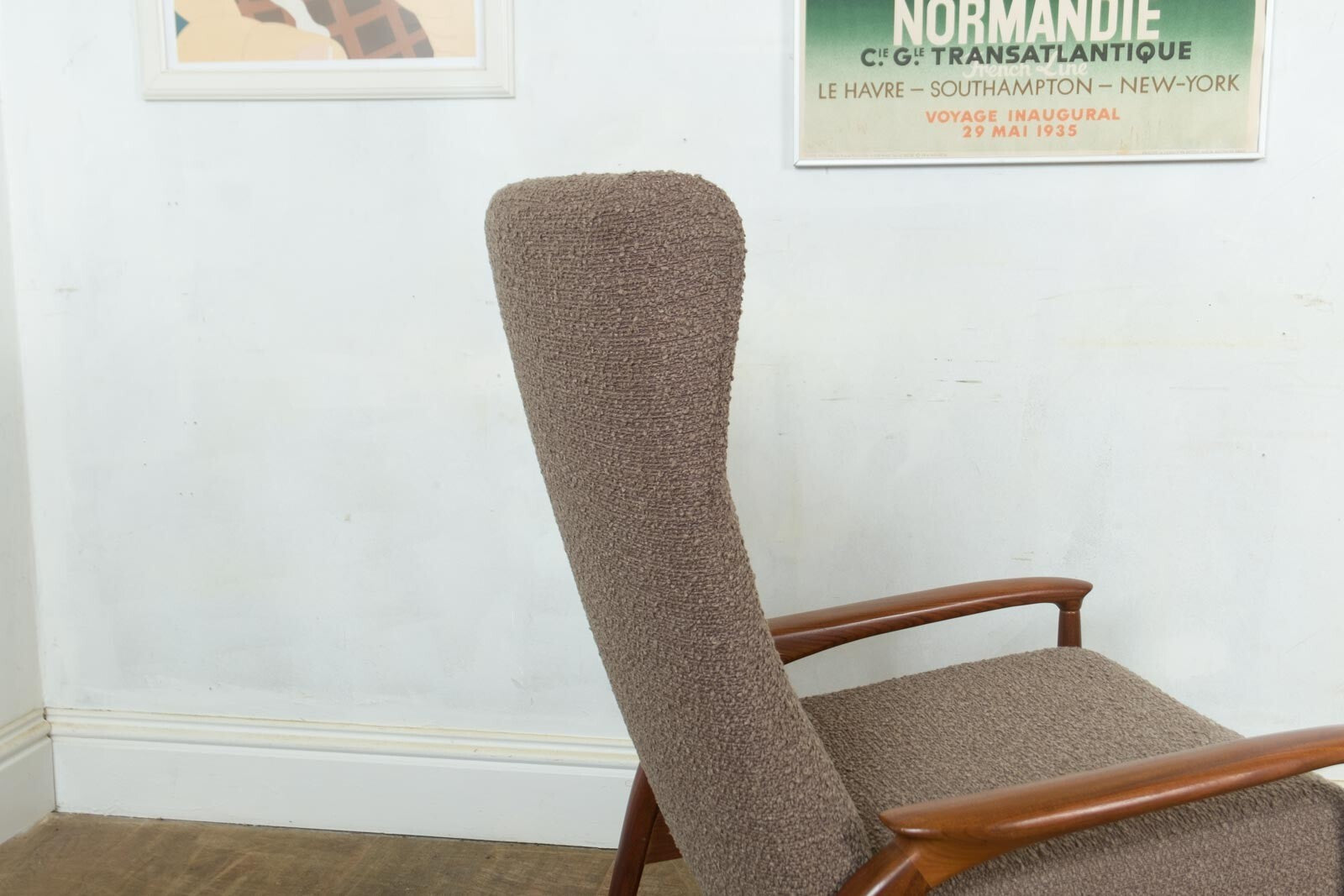 Vintage Retro Mid Century Afromosia Arm Chair by Greaves and Thomas