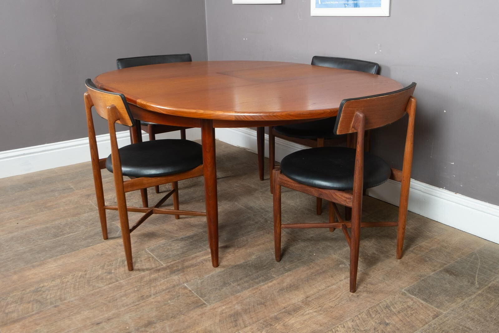 Vintage G Plan Fresco G Plan Teak Extending Dining Table and 4 Chairs