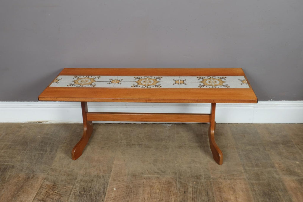 Vintage Retro Large Teak Tiled Coffee Table by G Plan