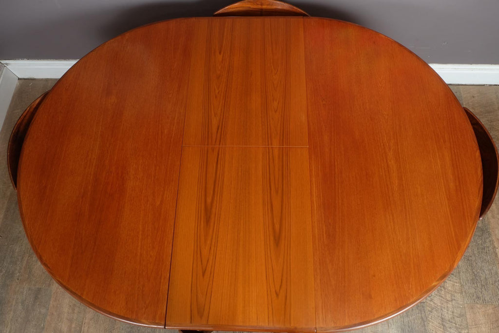 Vintage Retro Mid Century G Plan Fresco Teak Dining Table and 4 Chairs