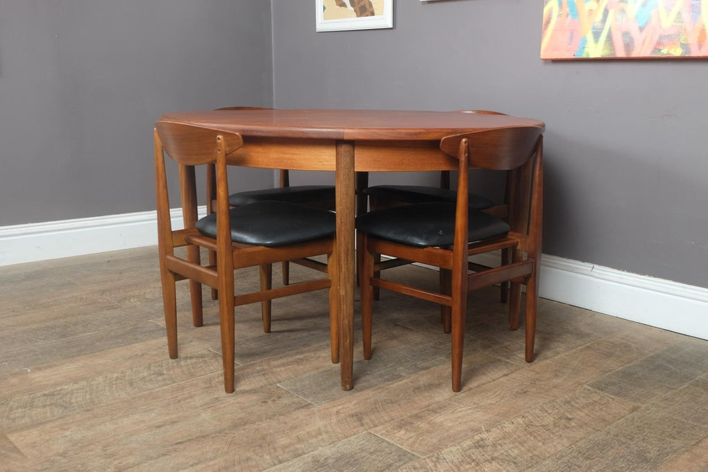 Vintage Retro Mid Century G Plan Fresco Teak Dining Table and 4 Chairs