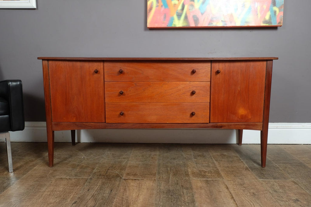 Vintage Retro Mid Century Small Teak Sideboard