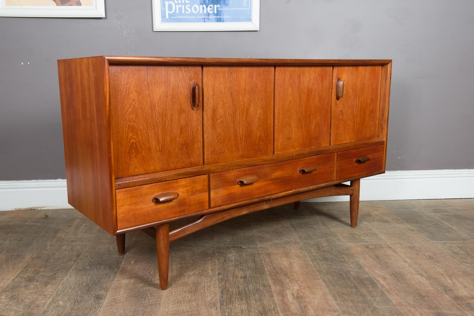 Vintage Retro Small Teak G Plan Brasila Sideboard
