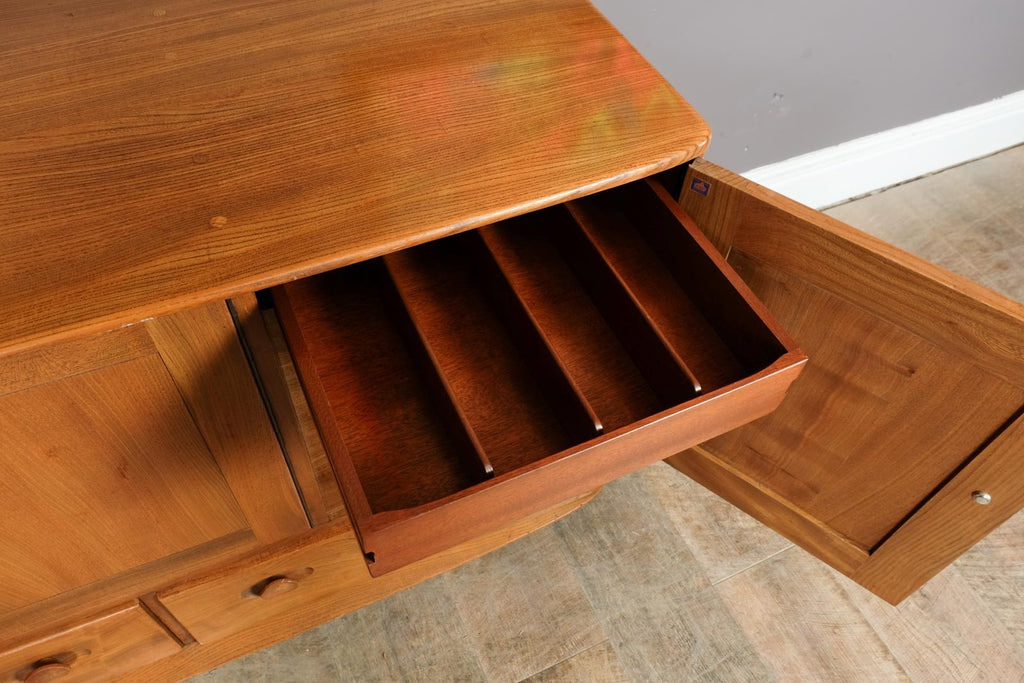 Vintage Retro Ercol Light Elm Sideboard Model 429