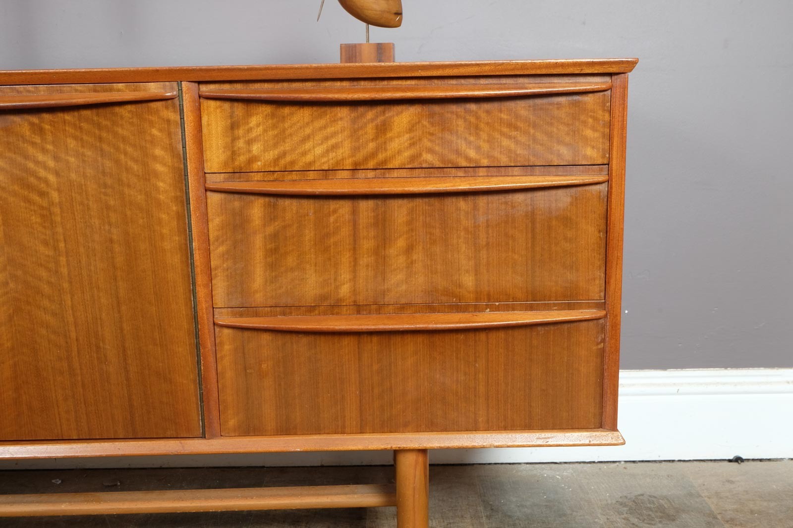 Vintage Retro Large Mid Century Teak Sideboard by Morris of Glasgow
