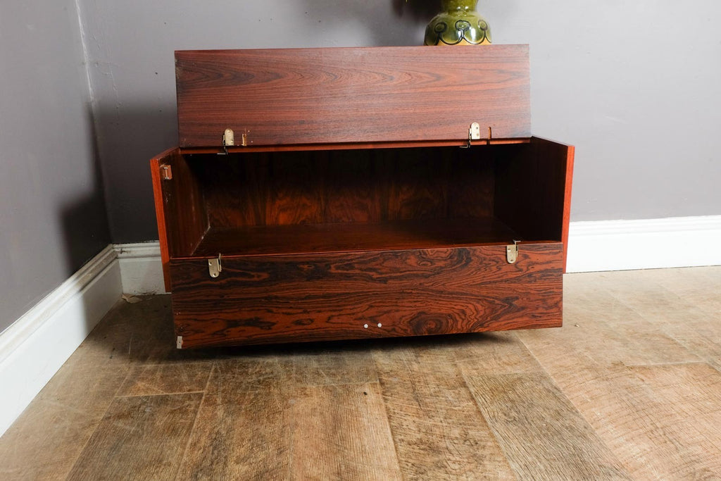Vintage Retro Rosewood Mid Century Low Cabinet