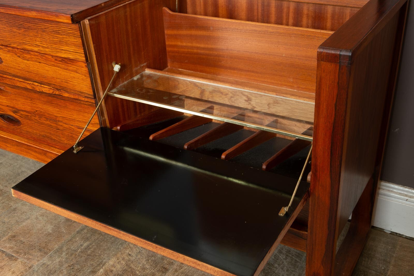 Vintage Retro Uniflex Rosewood Sideboard designed by Gunther Hofstead