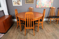 Vintage Retro Mid Century Teak Dining Table and 6 Chairs by Jentique