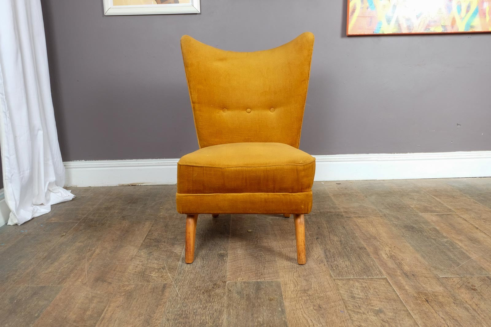 Vintage Howard Keith 'Encore' Cocktail Accent Chair by HK Furniture