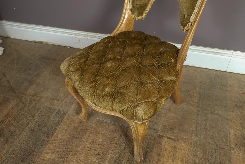 Antique  French Louis XV style walnut chair