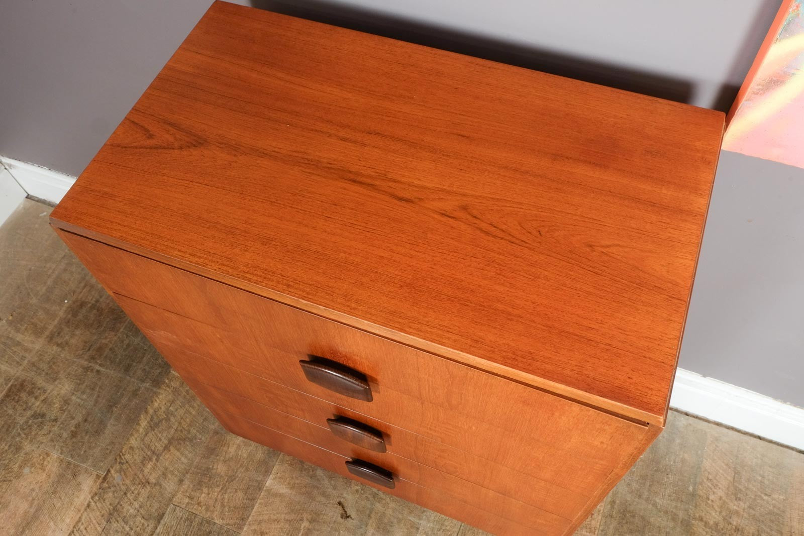Vintage Retro Mid Century Teak and Afromosia Chest of Drawers by Stonehill