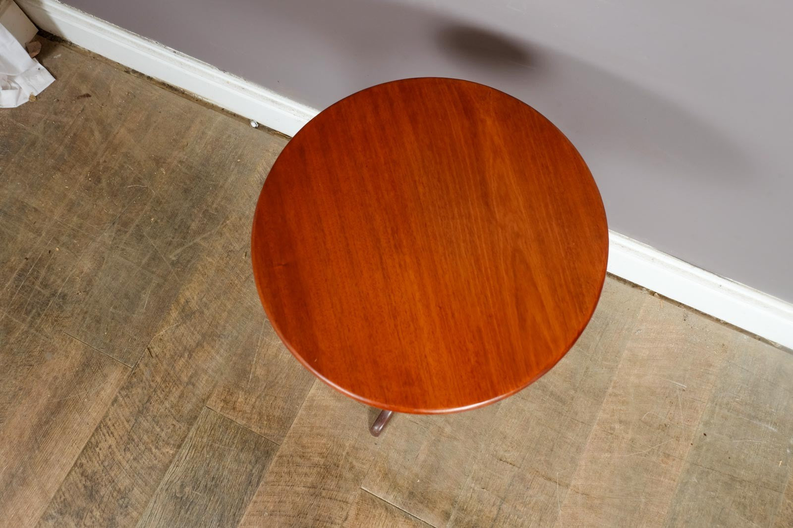 Vintage Retro Antique Mahogany Candlestand Side Table