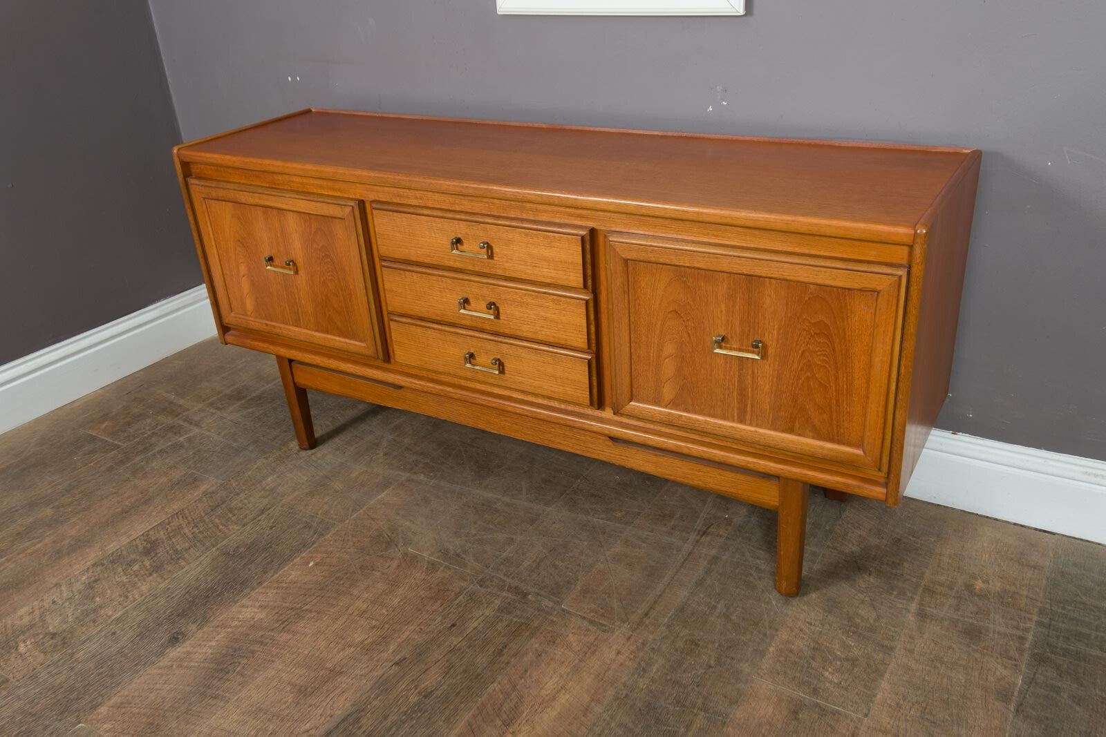 Vintage Retro Mid Century Teak Scandi Sideboard