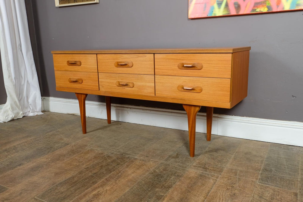 Vintage Retro Mid Century Teak Drawer Unit Sideboard by Austin Suite
