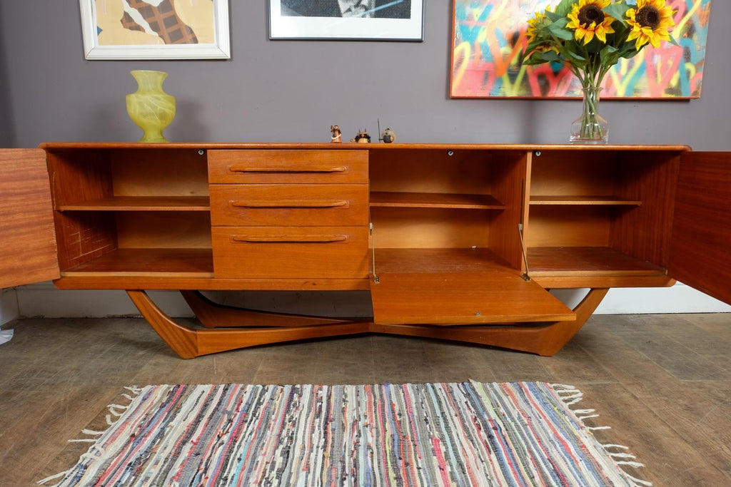 Stunning Mid-Century British Teak Sideboard by Beithcraft