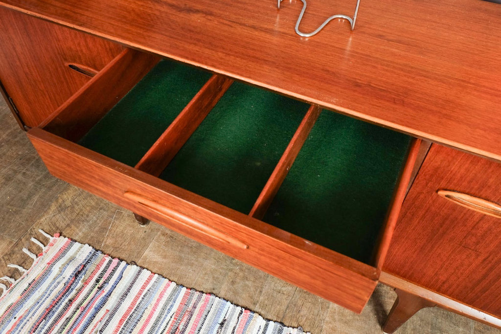 Vintage Retro Small Teak Mid Century Sideboard by Jentique