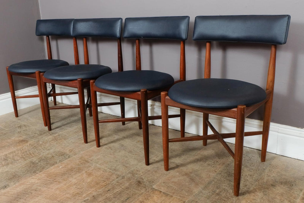Vintage Retro G Plan Fresco Teak Dining Table and 4 Chairs - VB Wilkins