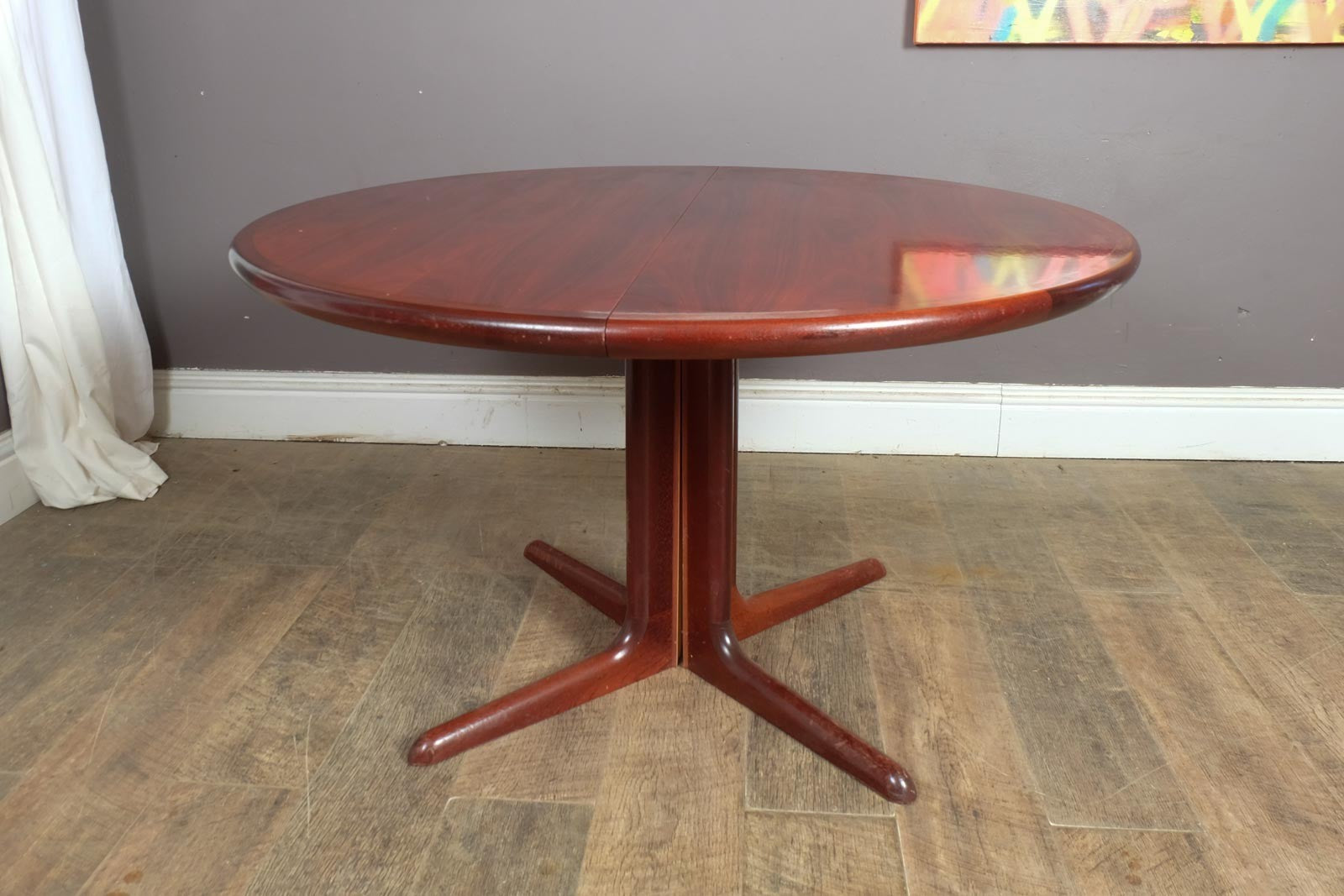 Vintage Retro Danish Rosewood Extending Dining Table