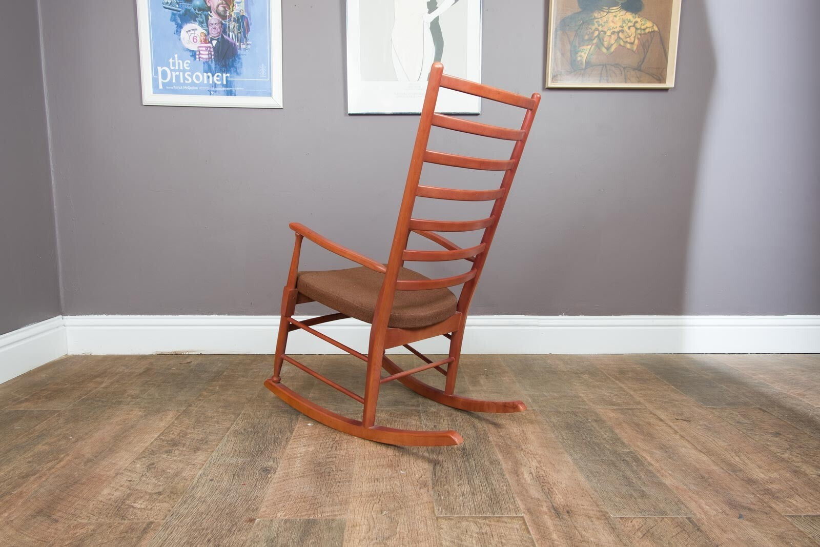 Vintage Retro Mid Century Rocking Chair by Scandart