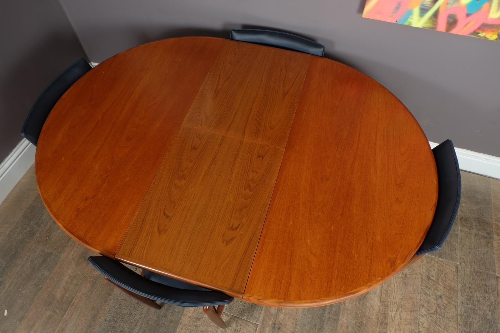 Vintage Retro G Plan Fresco Teak Dining Table and 4 Chairs - VB Wilkins