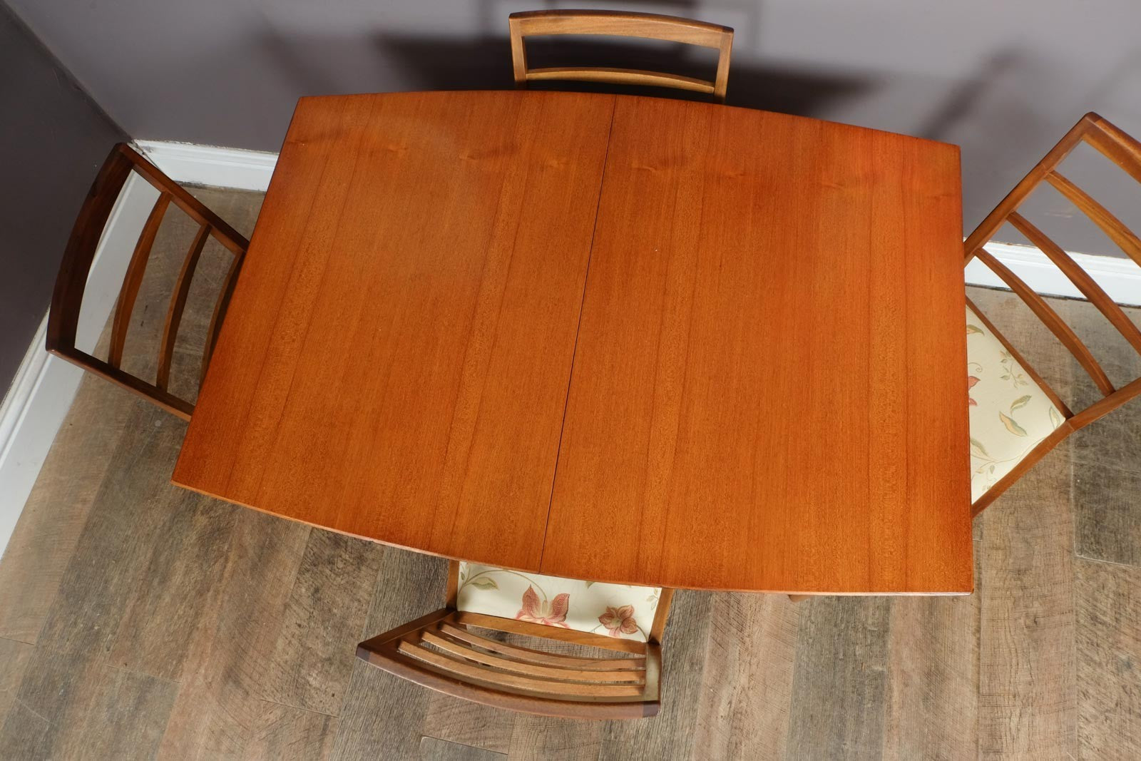 Vintage Retro Mid Century Teak DIning Table and 4 chairs by McIntosh