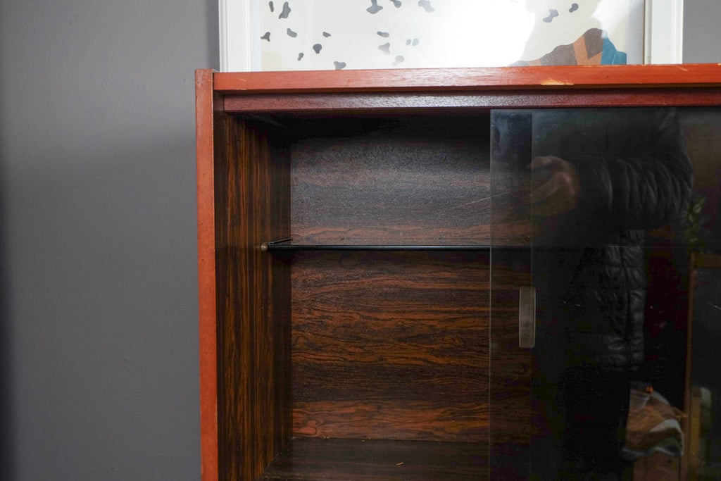 Vintage Retro Rosewood Mid Century Highboard by Schreiber