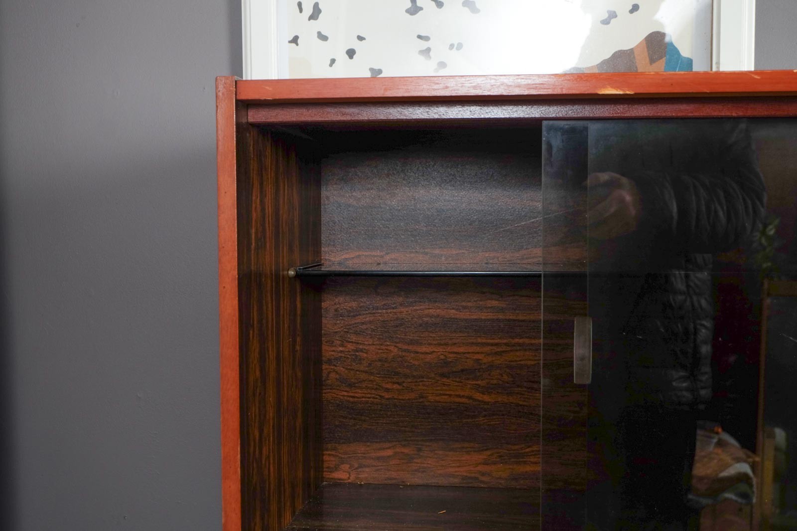Vintage Retro Rosewood Mid Century Highboard by Schreiber