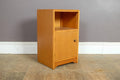 Vintage Retro Light Oak Bedside Table