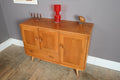 Vintage Retro Ercol Light Elm Sideboard Model 366
