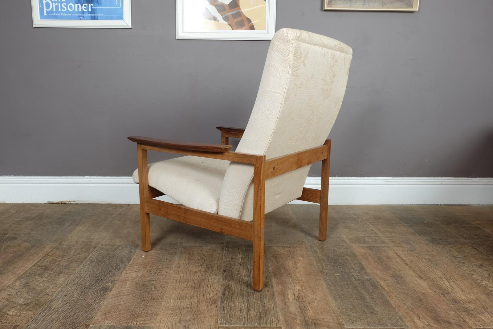 Vintage Retro Guy Rogers Mid Century Kyoto Arm Chair