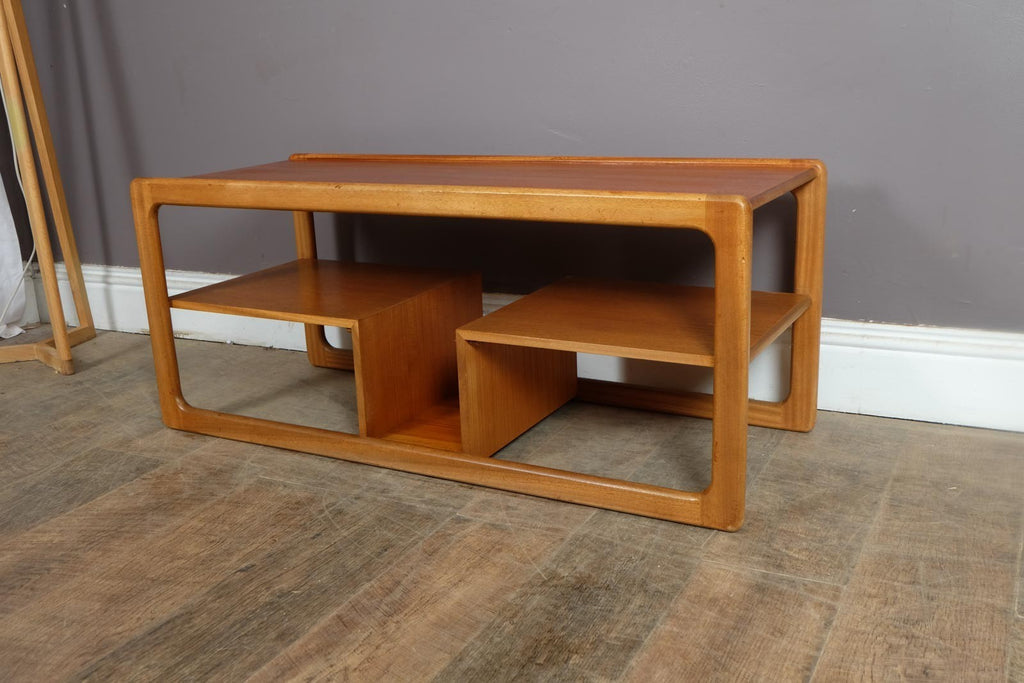 Vintage Retro Mid Century Teak Coffee Table by McIntosh