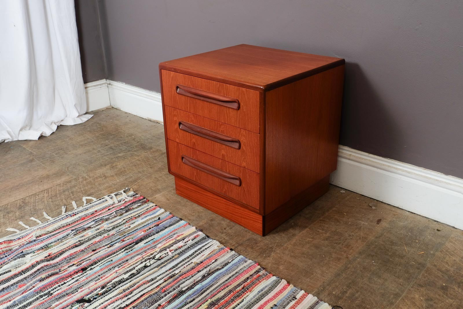Vintage Retro G Plan Fresco 3 drawer Chest of Drawers Bedside