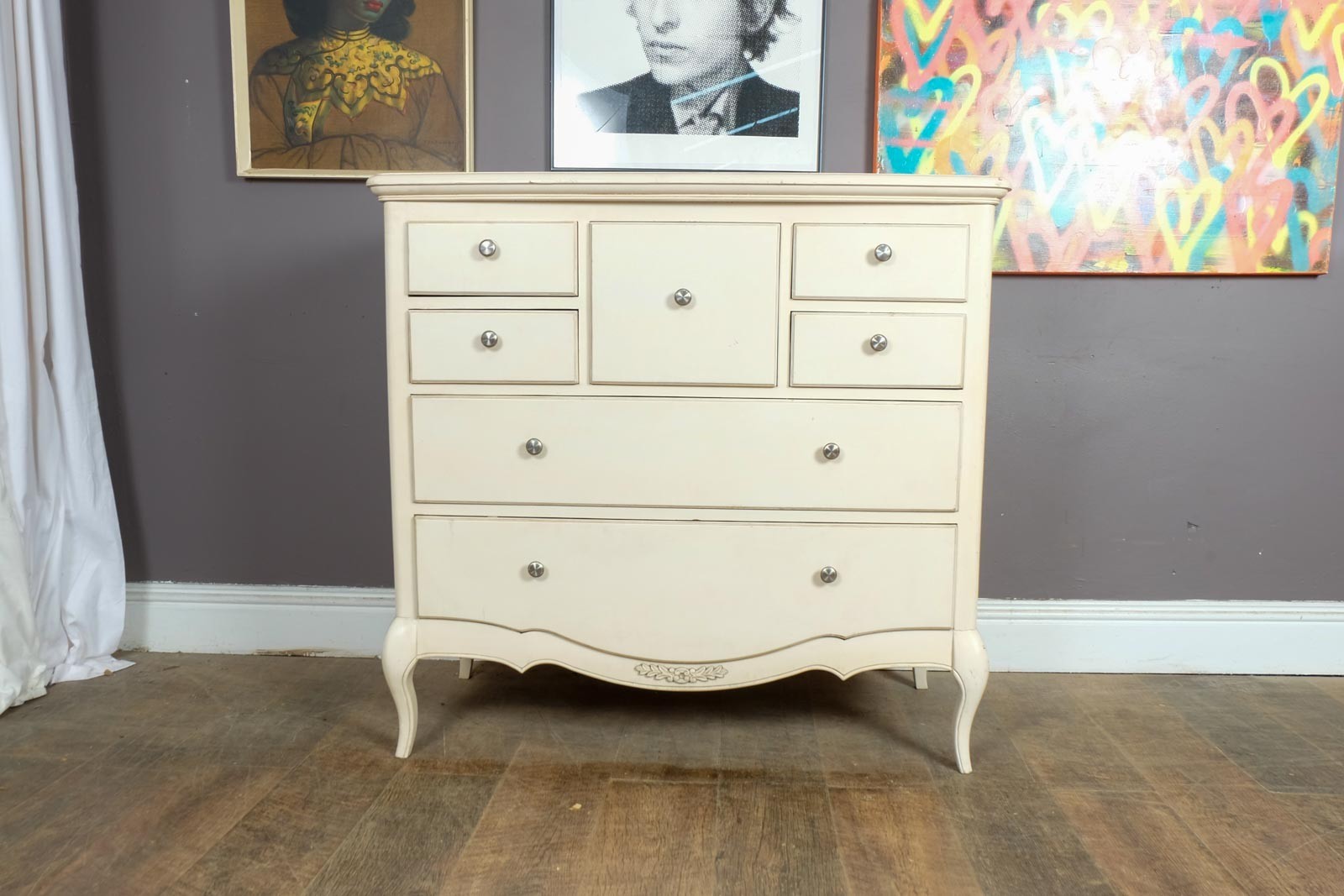 Vintage Retro Antique Style Chest of Drawers by John Lewis