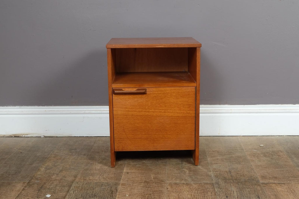 Vintage Mid Century Teak Bedside Table by Avalon