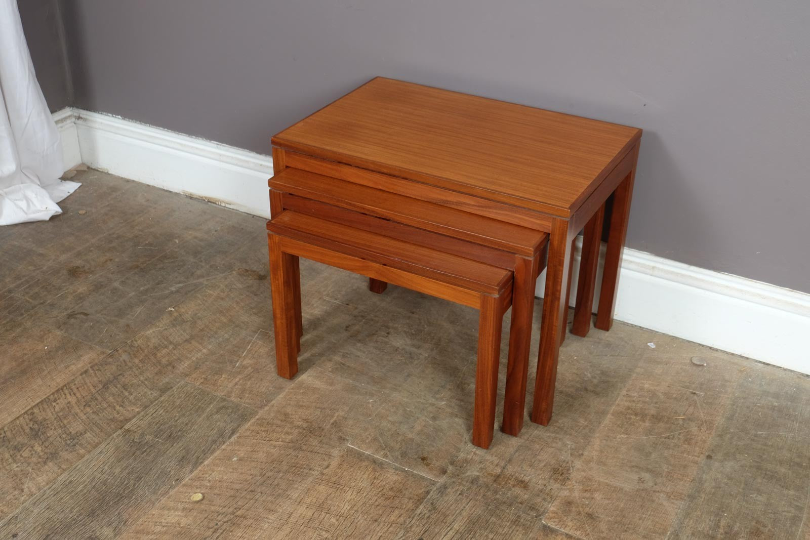 Vintage Retro Teak Nest of Tables by Remploy