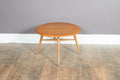 Vintage Ercol Light Elm Drop Leaf Side Table