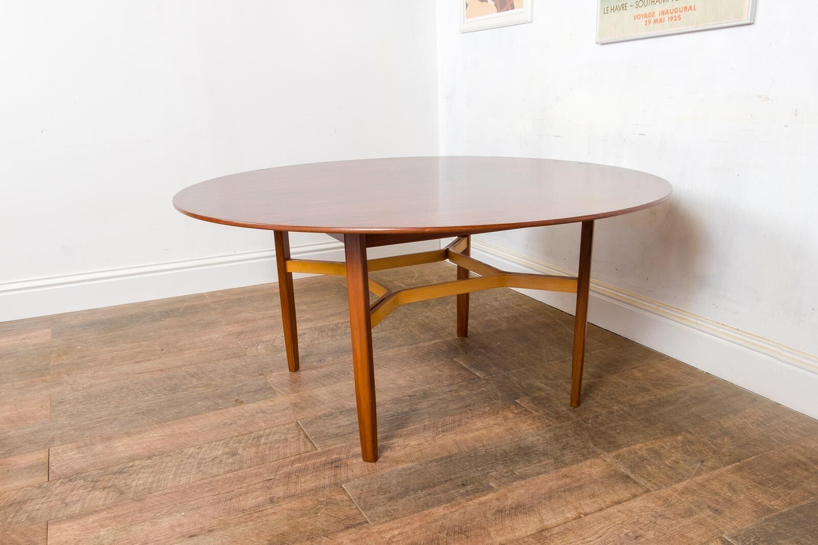 Vintage Low Conference Dining Table by Lewis Butler for Knoll International