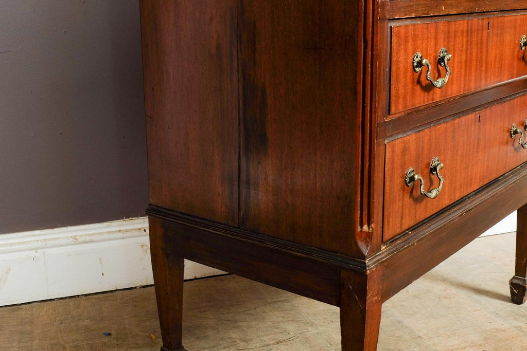 Vintage Retro Antique French Style Secretary Writing Desk Bureau