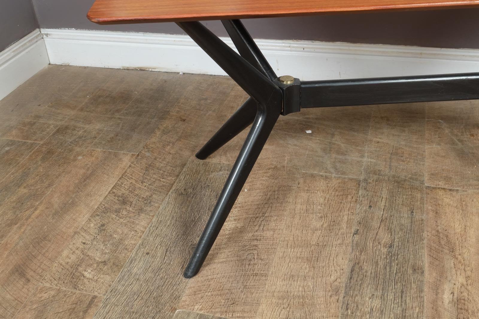 Vintage Retro G Plan Librenza Helicopter Plank Dining Table