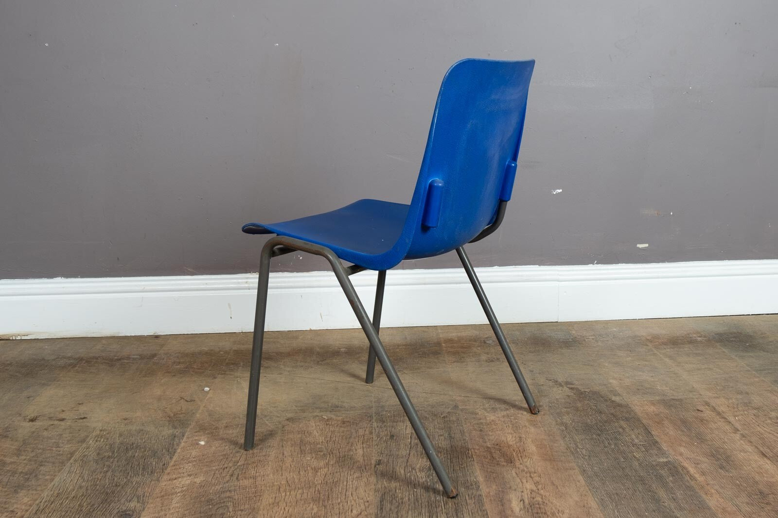 Vintage Retro Set of 4 School Stacking Chairs by Remploy