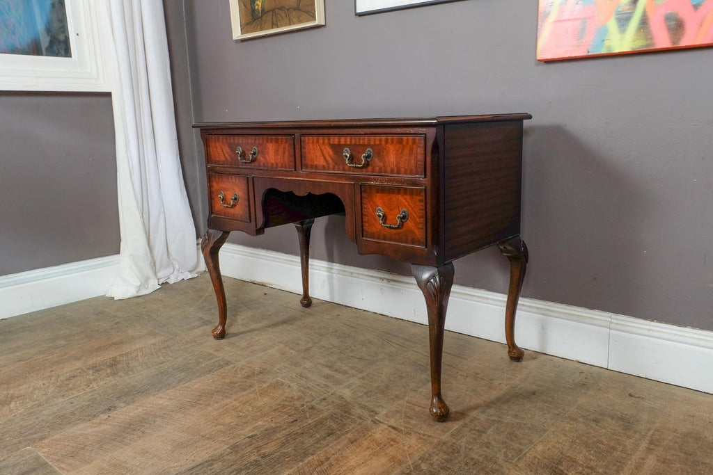 Vintage Antique Georgian Style Mahogany Writing Desk