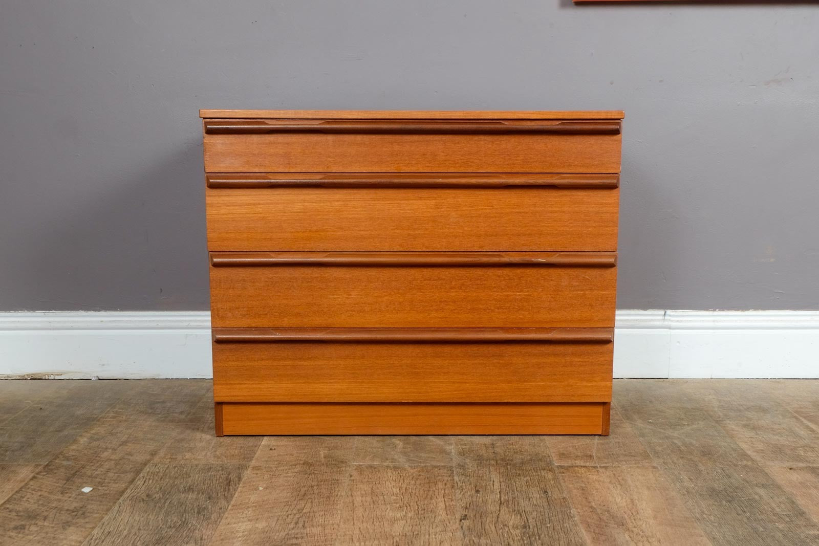 Vintage Mid Century Teak Chest of Drawers by Avalon