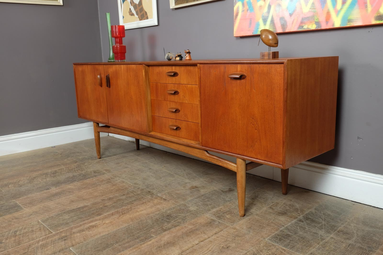 Vintage Retro Mid Century G Plan Brasilia Teak Sideboard