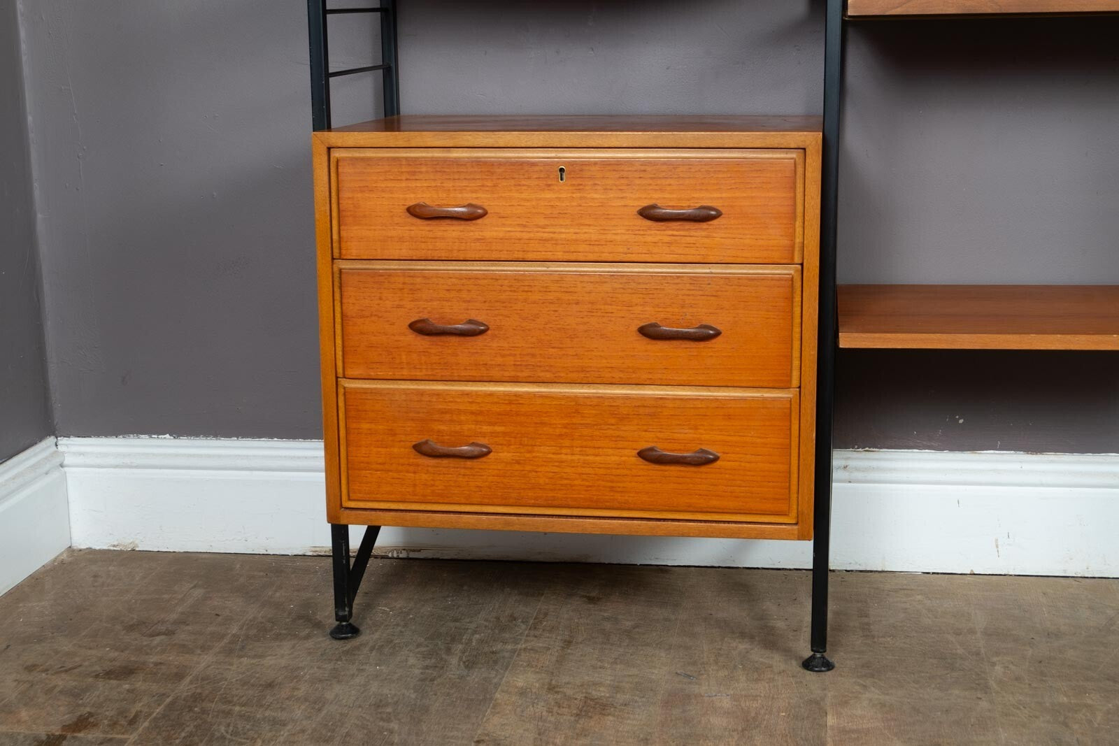 Vintage Teak Staples Ladderax - 2 Bays