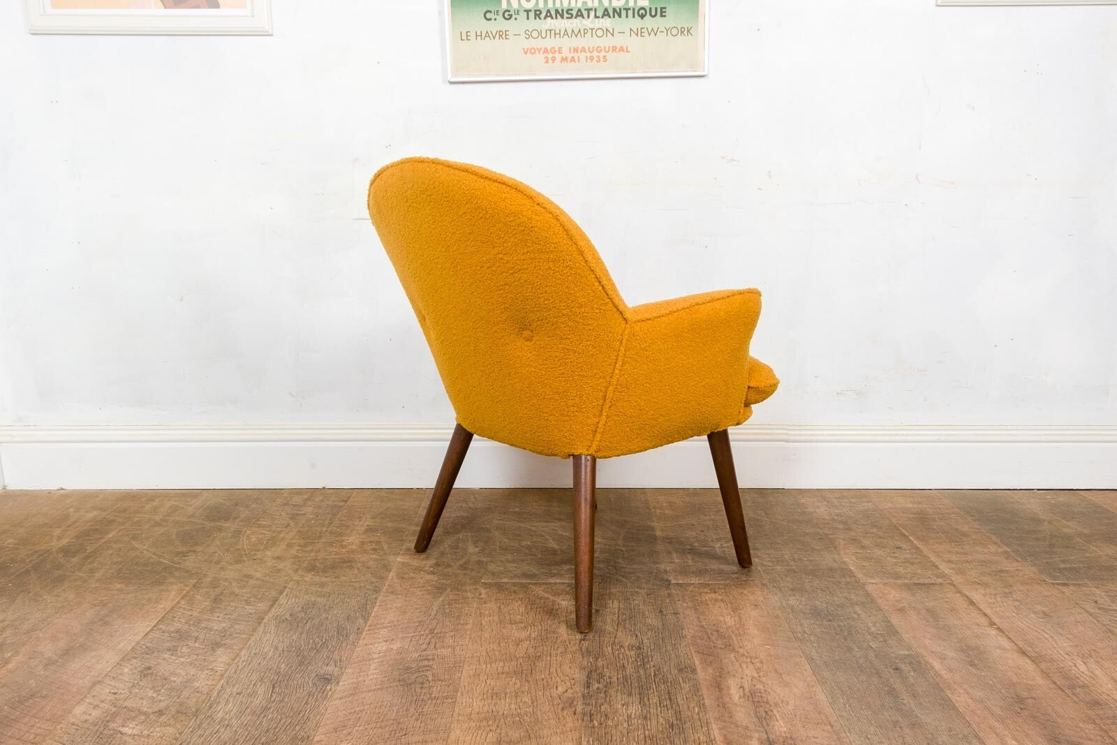 Vintage Retro Mid Century Occasional Chair by Toothill - Newly Upholstered