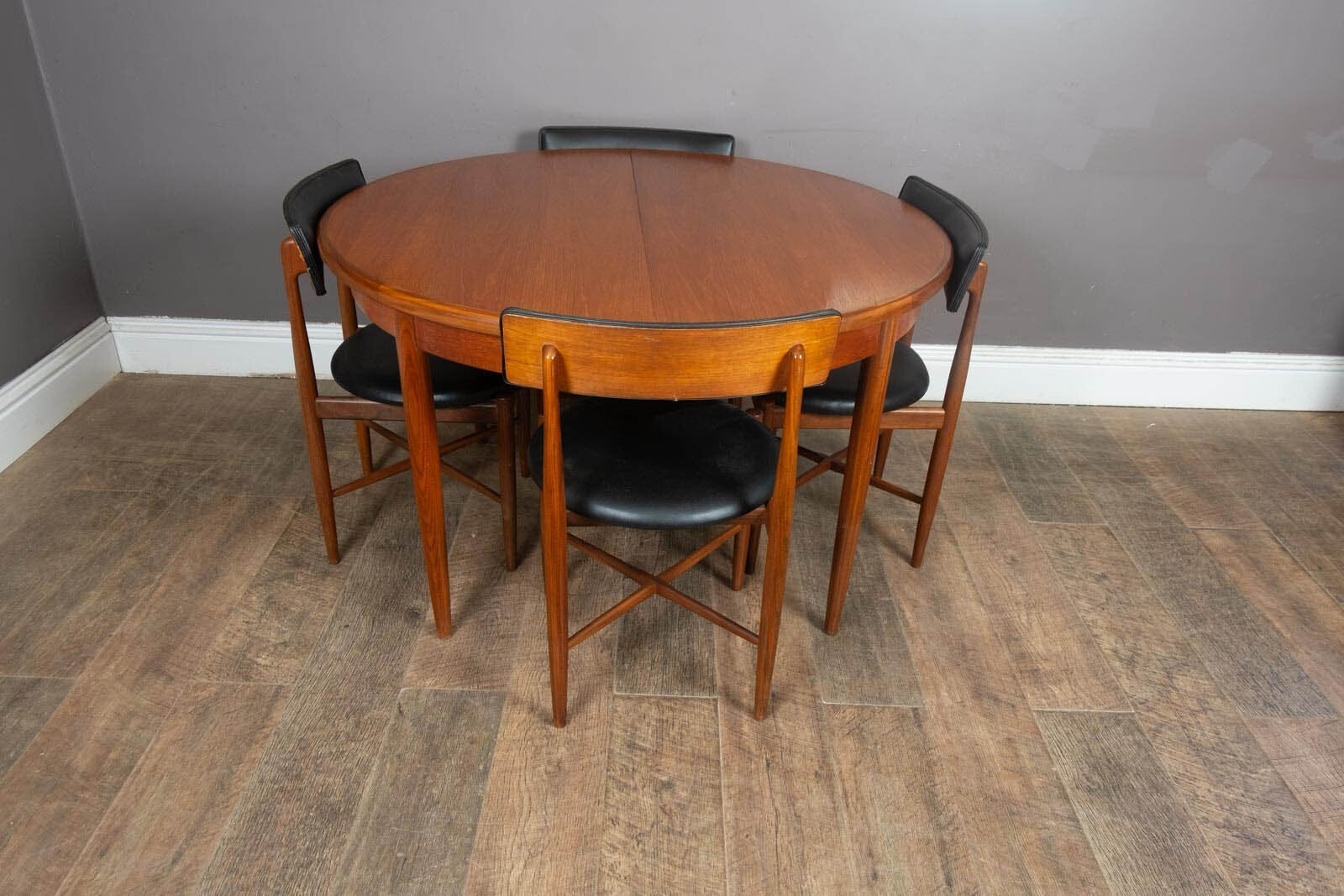 Vintage G Plan Fresco Extending Dining Table and 4 Chairs VB Wilkins